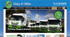 Desktop Screenshot of foleyandmiles.co.uk